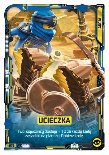 LEGO® NINJAGO® Seria 5 - Nr 167: Ucieczka
