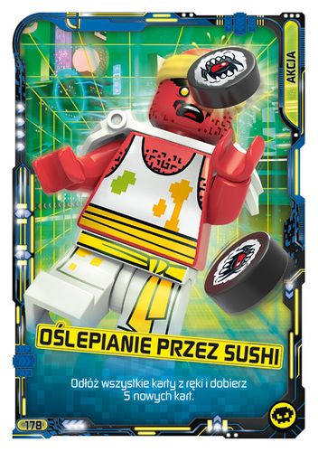 LEGO® NINJAGO® Seria 5 - Nr 178: Oślepianie przez sushi