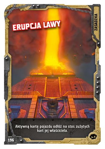 LEGO® NINJAGO® Seria 5 - Nr 196: Erupcja lawy