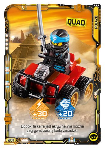 LEGO® NINJAGO® Seria 5 - Nr 201: Quad 