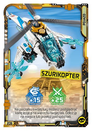 LEGO® NINJAGO® Seria 5 - Nr 206: Szurikopter
