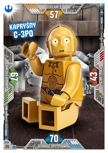 LEGO® Star Wars™ Seria 2 - Nr 25: Kapryśny C-3PO