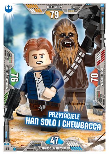 LEGO® Star Wars™ Seria 2 - Nr 53: Przyjaciele Han Solo i Chewbacca
