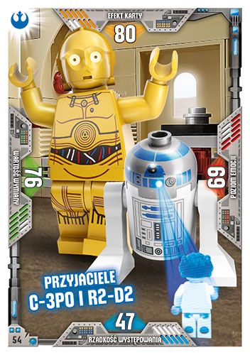 LEGO® Star Wars™ Seria 2 - Nr 54: Przyjaciele C-3PO i R2-D2