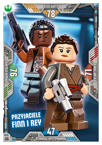 LEGO® Star Wars™ Seria 2 - Nr 55: Przyjaciele Finn i Rey