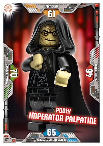 LEGO Star Wars Seria 2 Nr 67 Pod y Imperator Palpatine Kultowy.pl