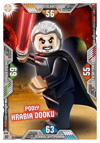 LEGO® Star Wars™ Seria 2 - Nr 87: Podły Hrabia Dooku