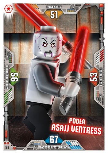 LEGO® Star Wars™ Seria 2 - Nr 93: Podła Asajj Ventress