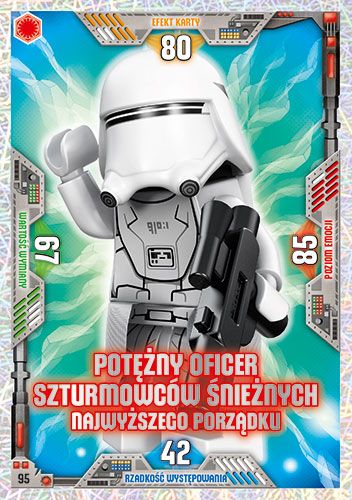 LEGO® Star Wars™ Seria 2 - Nr 95: Potężny Oficer szturmowców śnieżnych Najwyższego Porządku