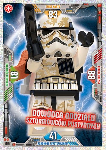 LEGO® Star Wars™ Seria 2 - Nr 109: Dowódca oddziału szturmowców pustynnych
