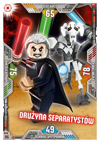 LEGO® Star Wars™ Seria 2 - Nr 115: Drużyna Separatystów