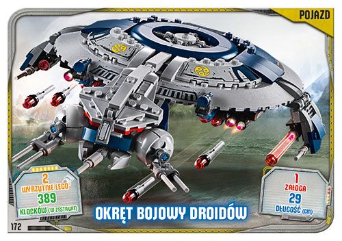 LEGO® Star Wars™ Seria 2 - Nr 172: Okręt bojowy droidów