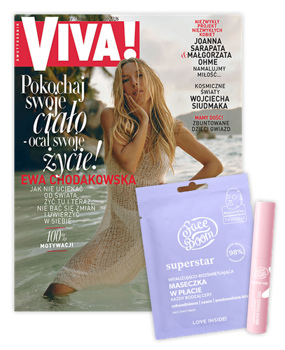 VIVA 3/2026 + Beauty Set (maseczka w płacie + brązowy cień do powiek w sztyfcie)