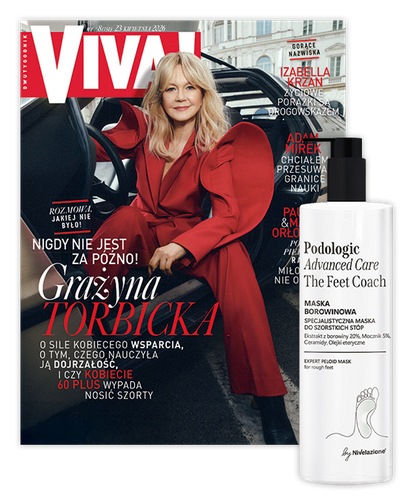 VIVA 8/2026 z bestsellerowym kosmetykiem od Podologic: Maska borowinowa (specjalistyczna maska do szorstkich stóp)