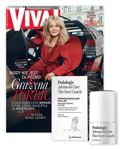 VIVA 8/2026 z bestsellerowym kosmetykiem od Podologic: Kwasowy peeling do stóp