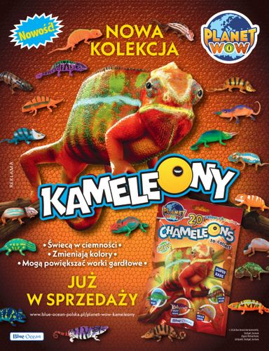 Kolekcja Planet WOW Chameleons - saszetka