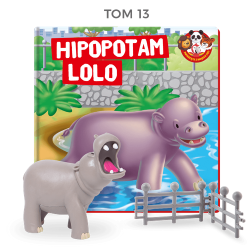 Zwierzęta z mojego ZOO - HIPOPOTAM LOLO + Hipopotam + Ogrodzenia 3 i 4
